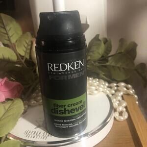 Redken For Men Dishevel Fiber Cream Medium Control Texture Natural Finish 3.4 oz